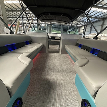 Bateau ponton rapide de 30 pieds à vendre