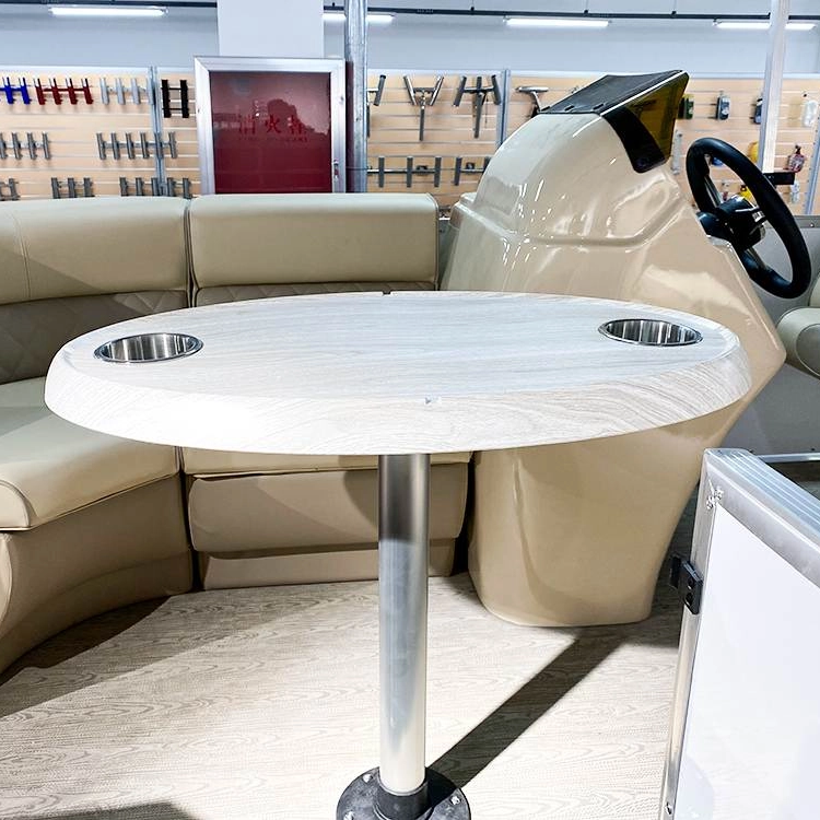 Bateau ponton classique de 15 pieds