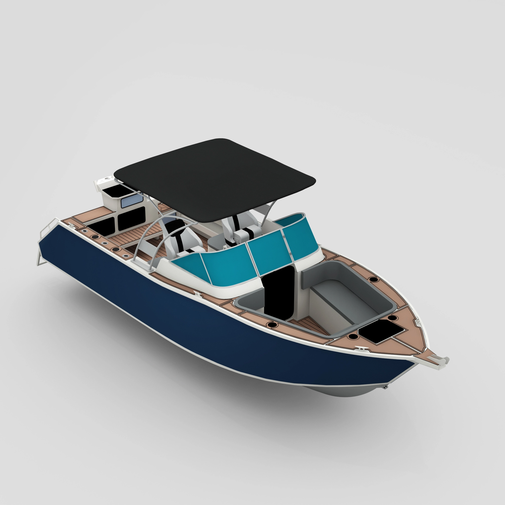 Professeur 750 Bowriderblack Aluminium Pêche