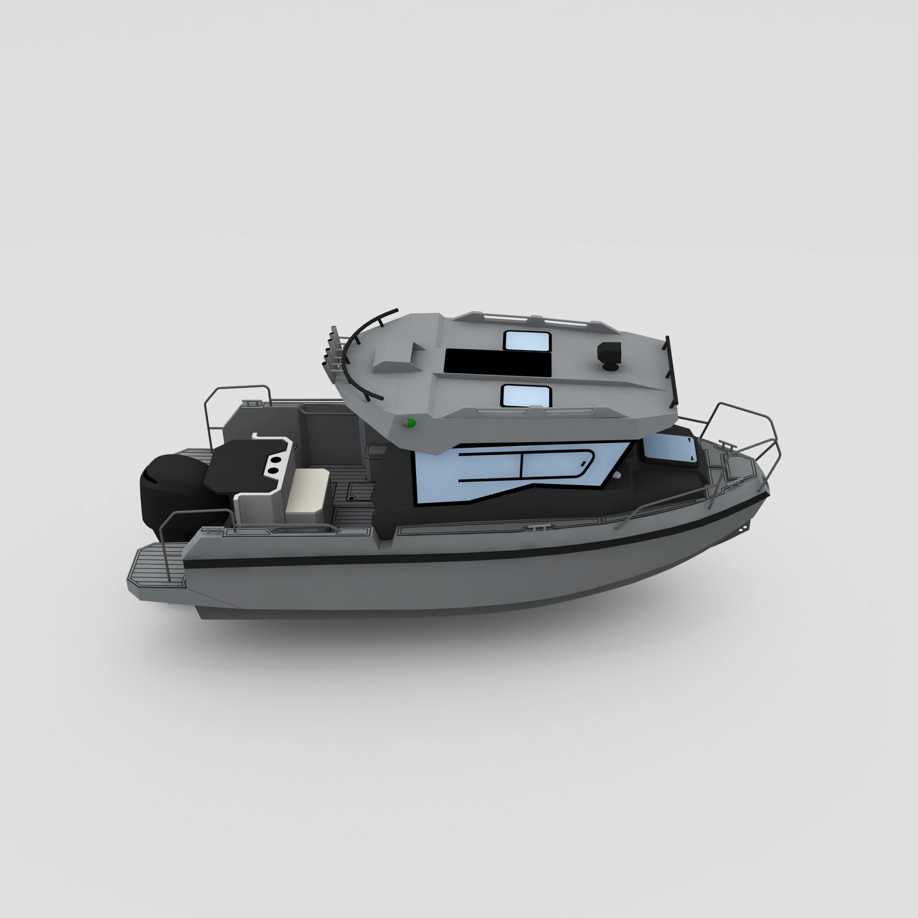 6,2 m bateau de pêche en aluminium Bladecraft