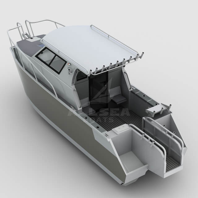 Bateau catamaran de 7,9 m