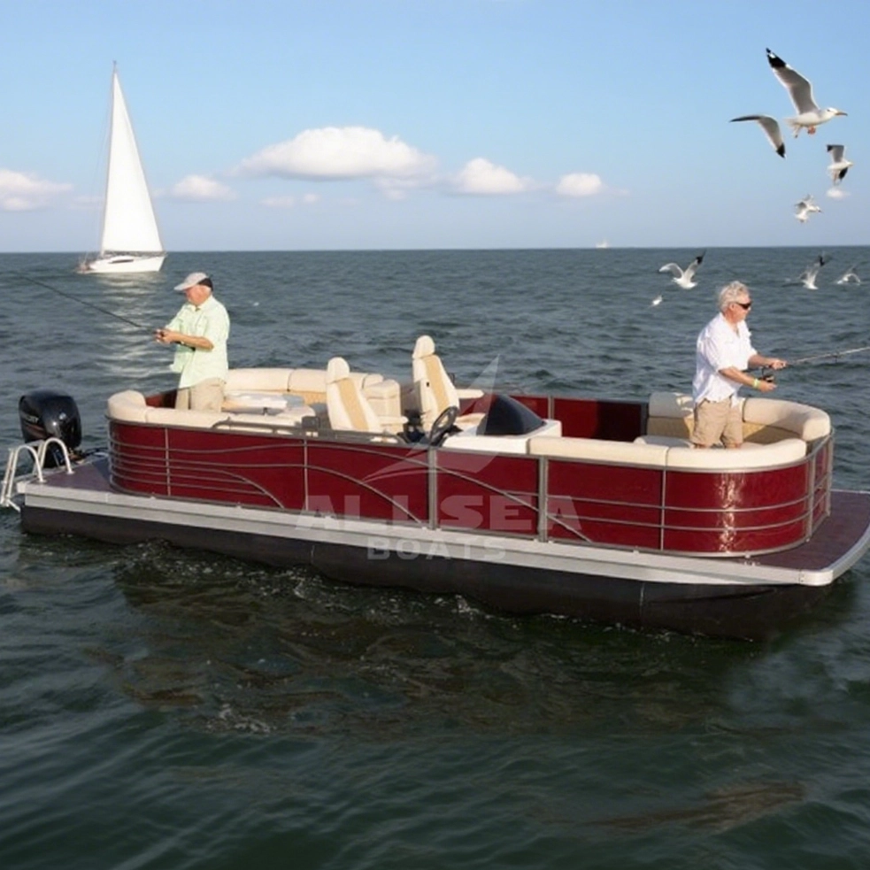 Bateau ponton de 24 pieds