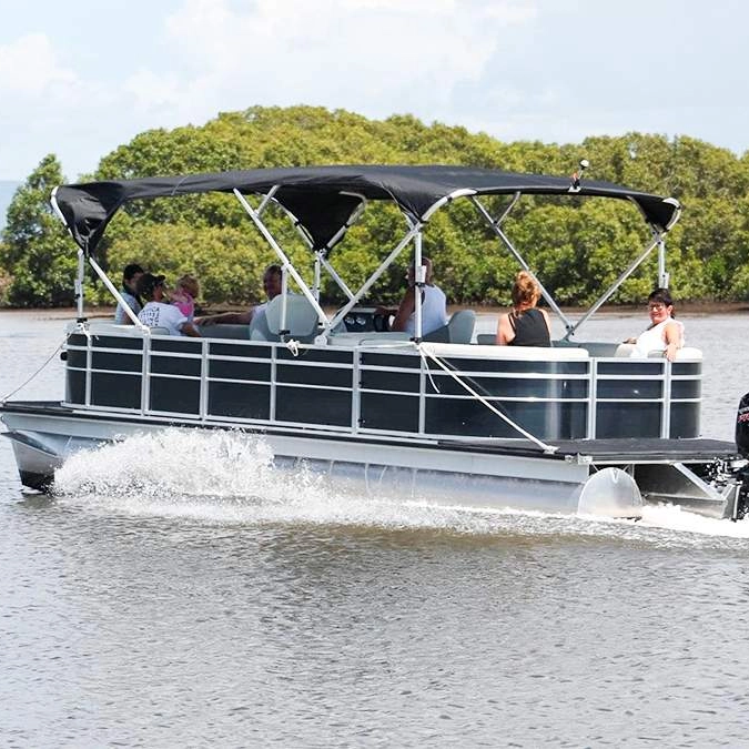 Bateau ponton classique de 22 pieds 