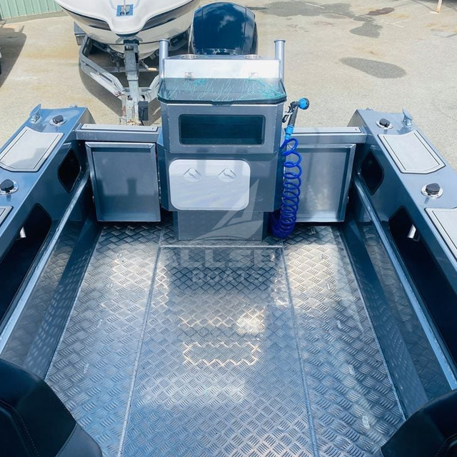 Bateau de vitesse de plancher en aluminium durable de loisirs aquatiques en plein air