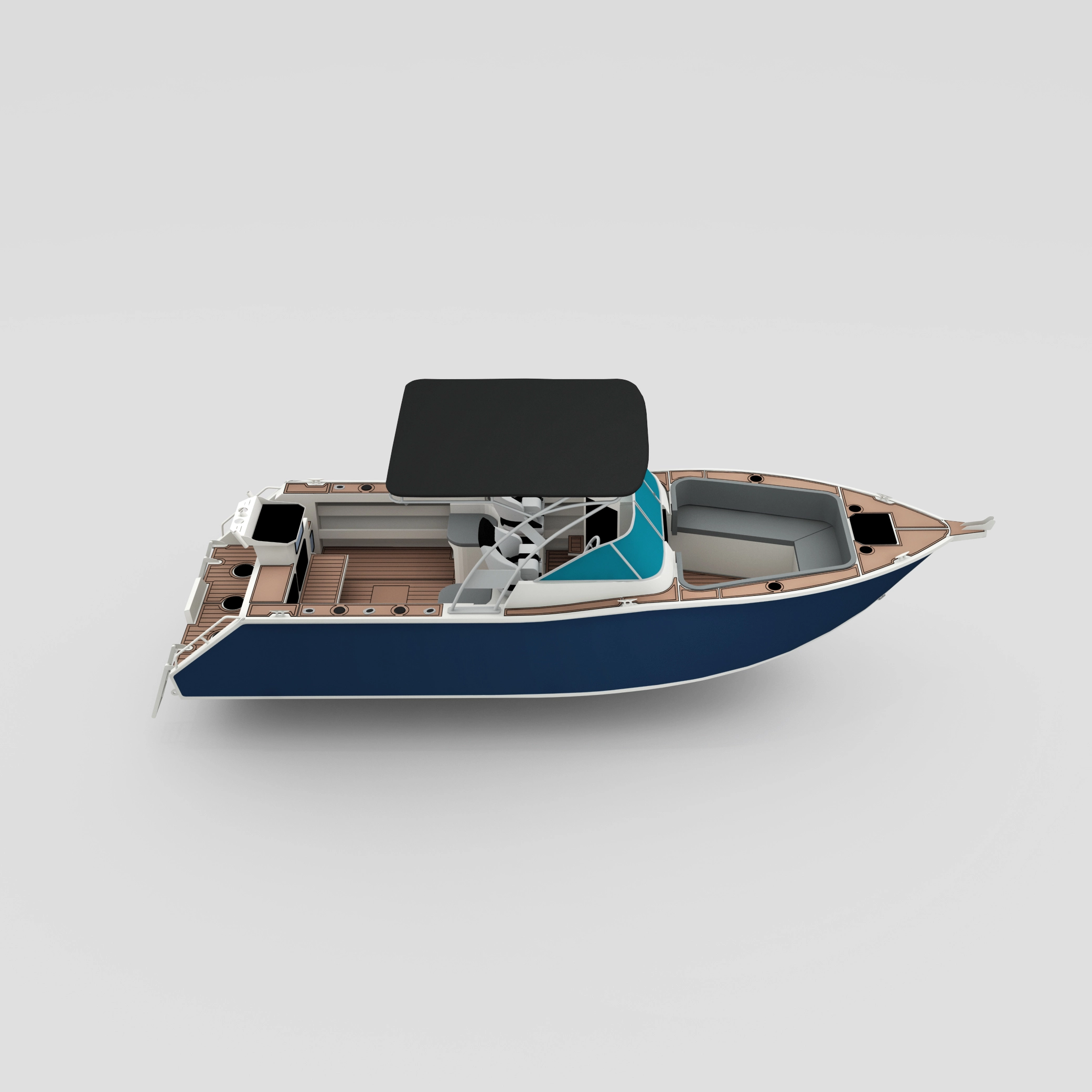 Professeur 750 Bowriderblack Aluminium Pêche